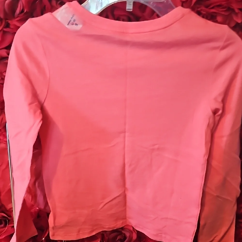 GAP Kids NWT Pink Long Sleeve Tee with Sparkly Unicorn Design Size 6/7